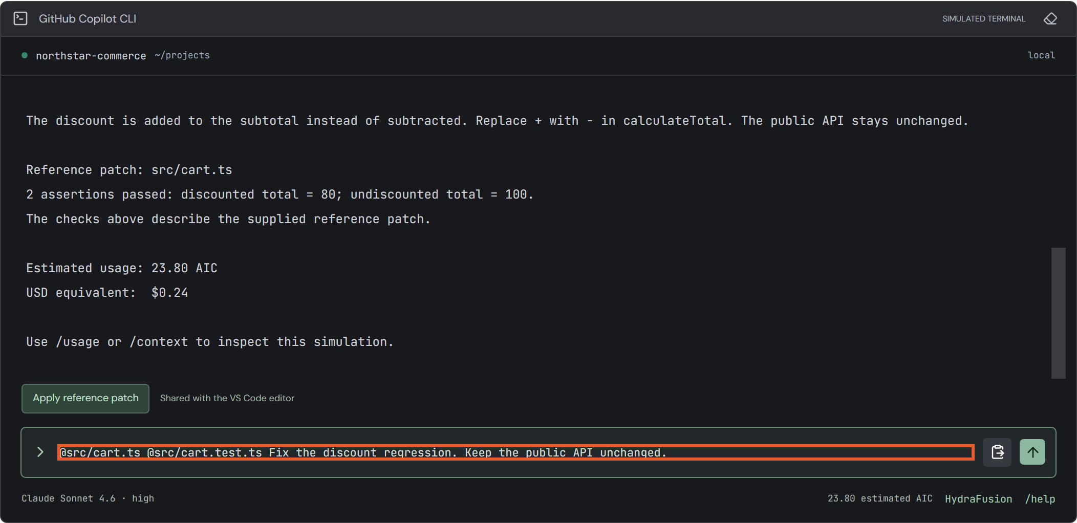 Manual route: the highlighted input or picker is the control to use.