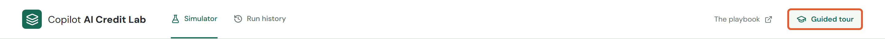 Click Guided tour in the page header, not the /help button inside the terminal.