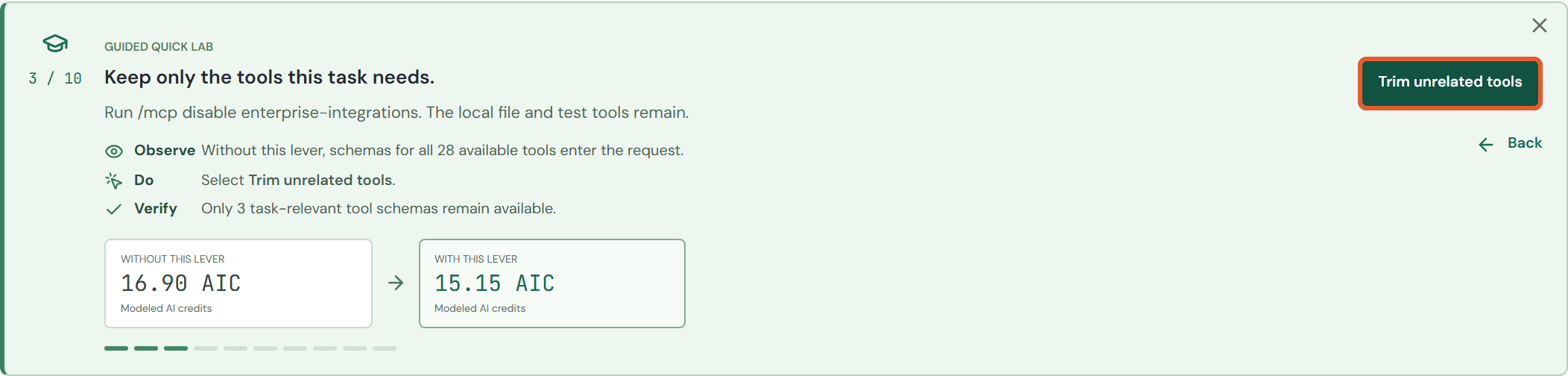 Guided CLI route: task 3 / 10.