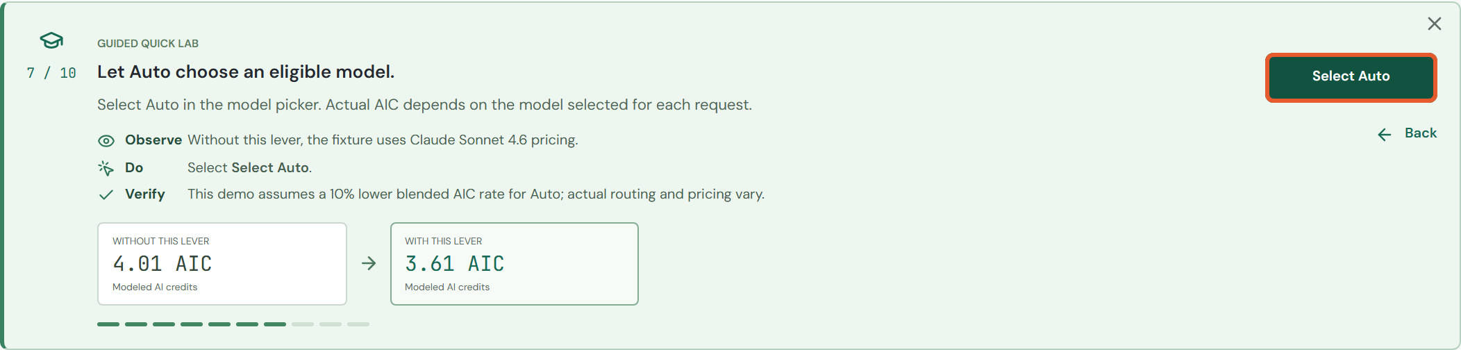 Guided CLI route: task 7 / 10.