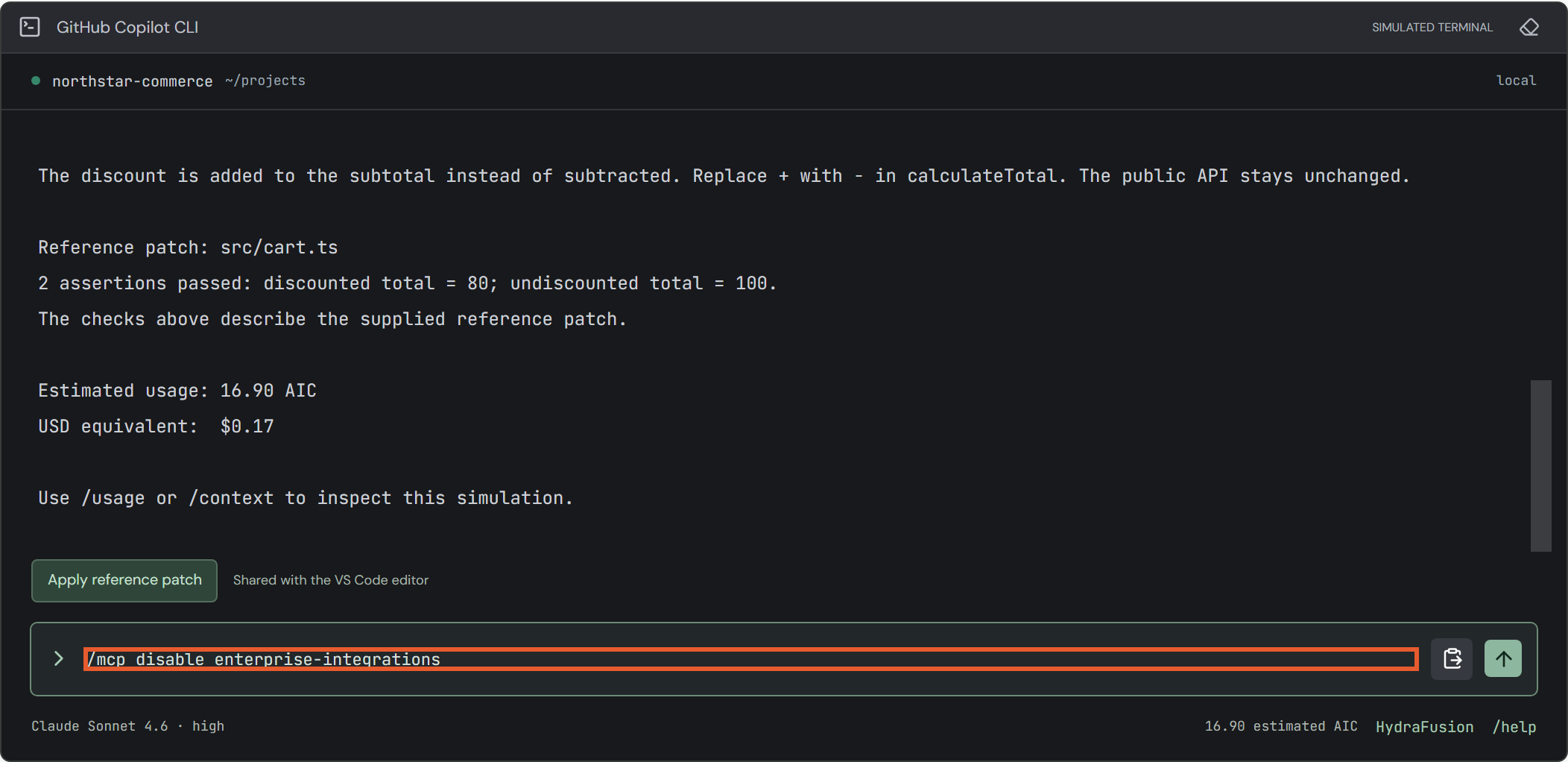 Manual route: the highlighted input or picker is the control to use.